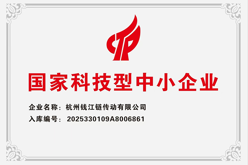 浙江省科学技术中小型企业证书